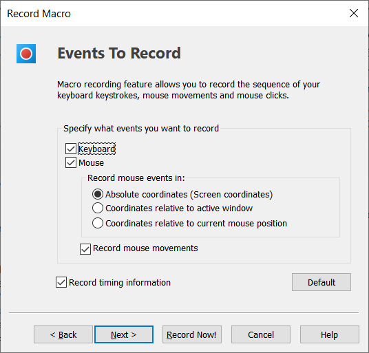 mouse and keyboard macro recorder